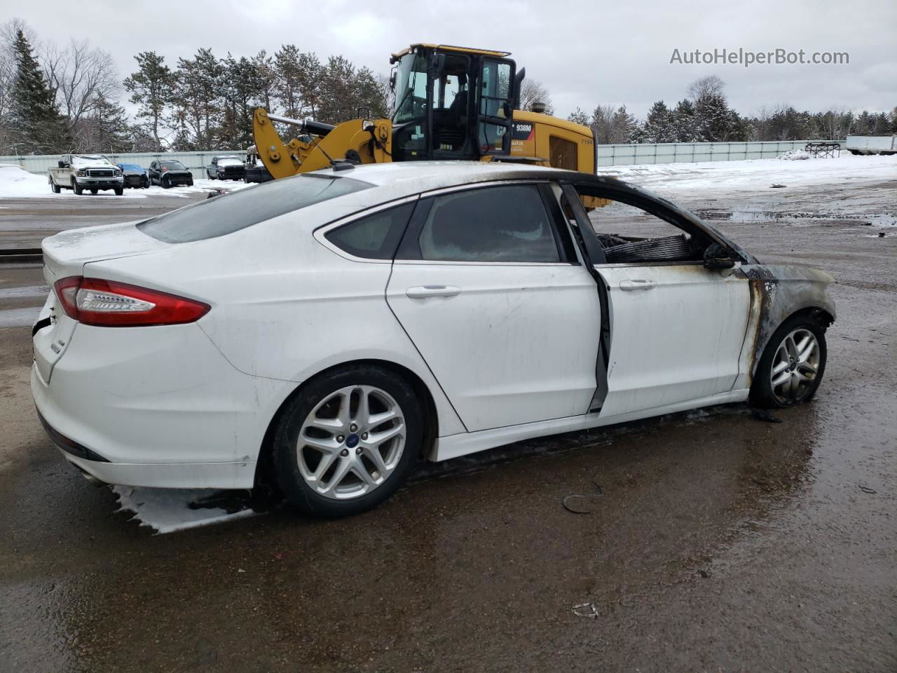 2013 Ford Fusion Se Пожар vin: 3FA6P0HR7DR324583