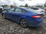 2013 Ford Fusion Se Blue vin: 3FA6P0HR7DR345711