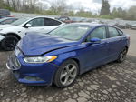 2013 Ford Fusion Se Blue vin: 3FA6P0HR7DR345711