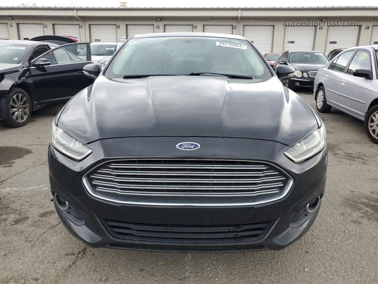 2013 Ford Fusion Se Black vin: 3FA6P0HR7DR369541