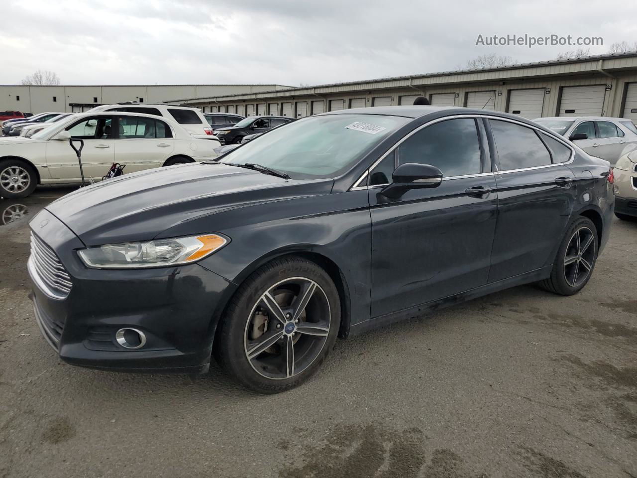 2013 Ford Fusion Se Black vin: 3FA6P0HR7DR369541