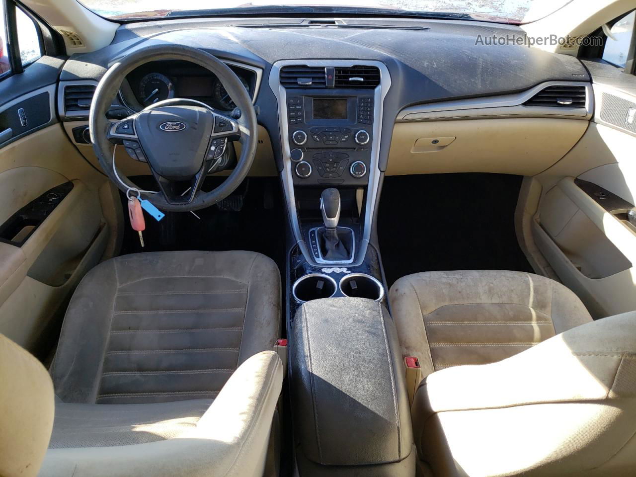 2013 Ford Fusion Se Бордовый vin: 3FA6P0HR7DR382080