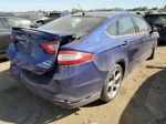 2013 Ford Fusion Se Синий vin: 3FA6P0HR8DR106474