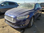 2013 Ford Fusion Se Blue vin: 3FA6P0HR8DR106474