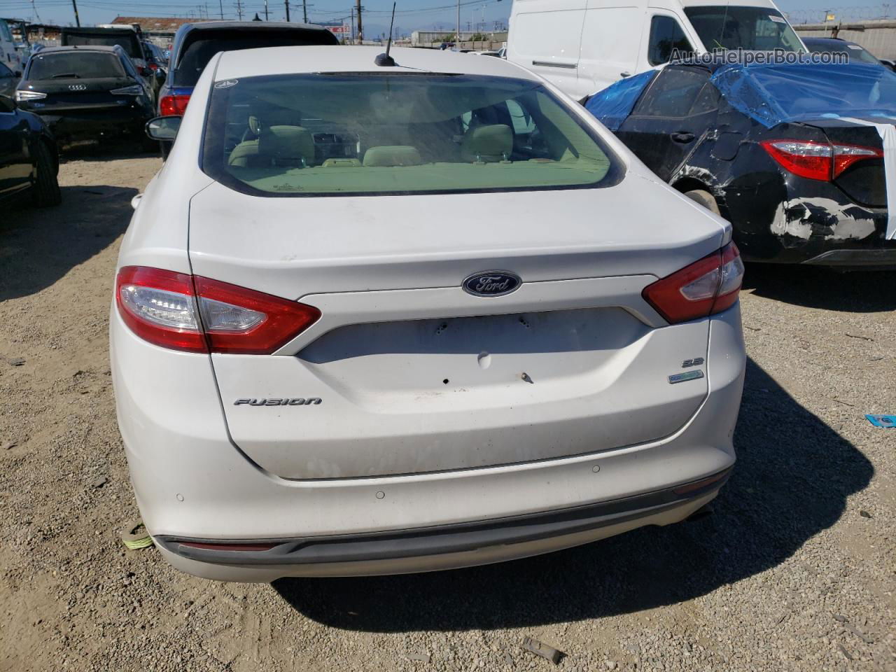 2013 Ford Fusion Se Белый vin: 3FA6P0HR8DR144240