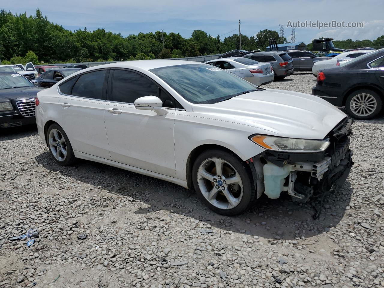 2013 Ford Fusion Se Белый vin: 3FA6P0HR8DR167517