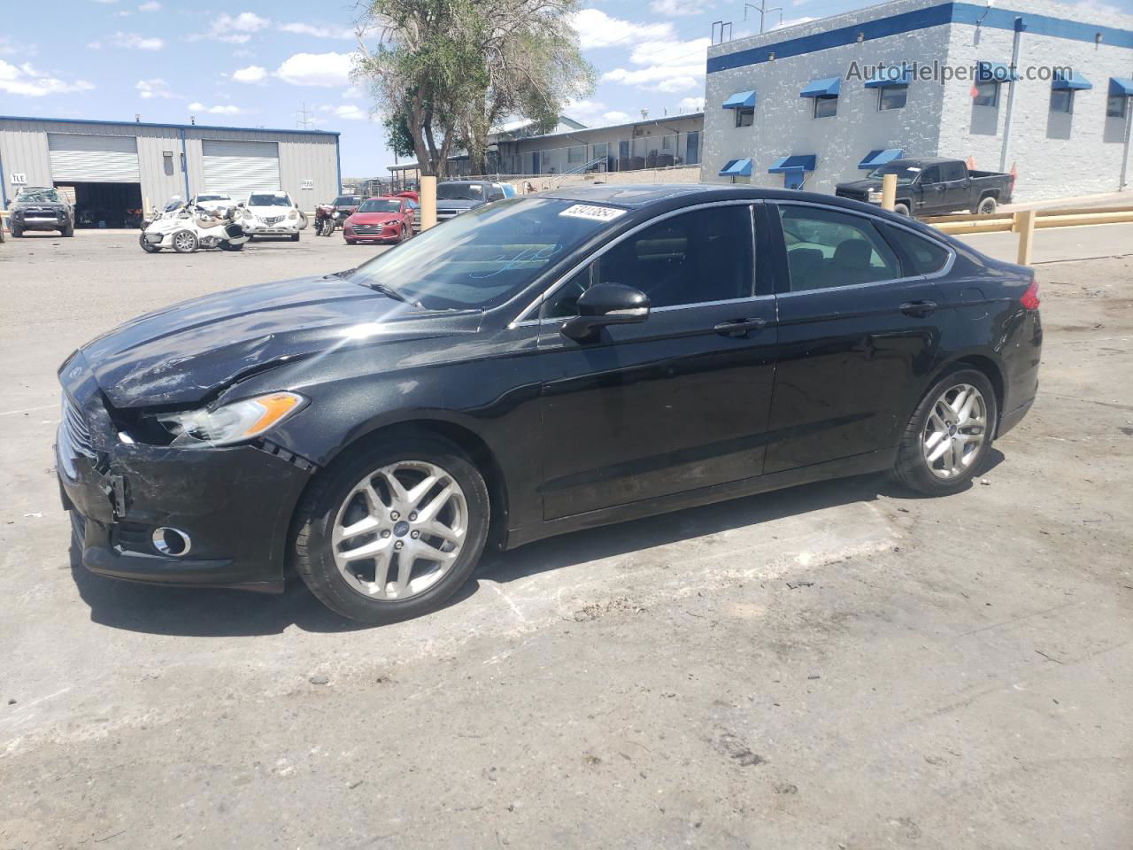 2013 Ford Fusion Se Черный vin: 3FA6P0HR8DR275801