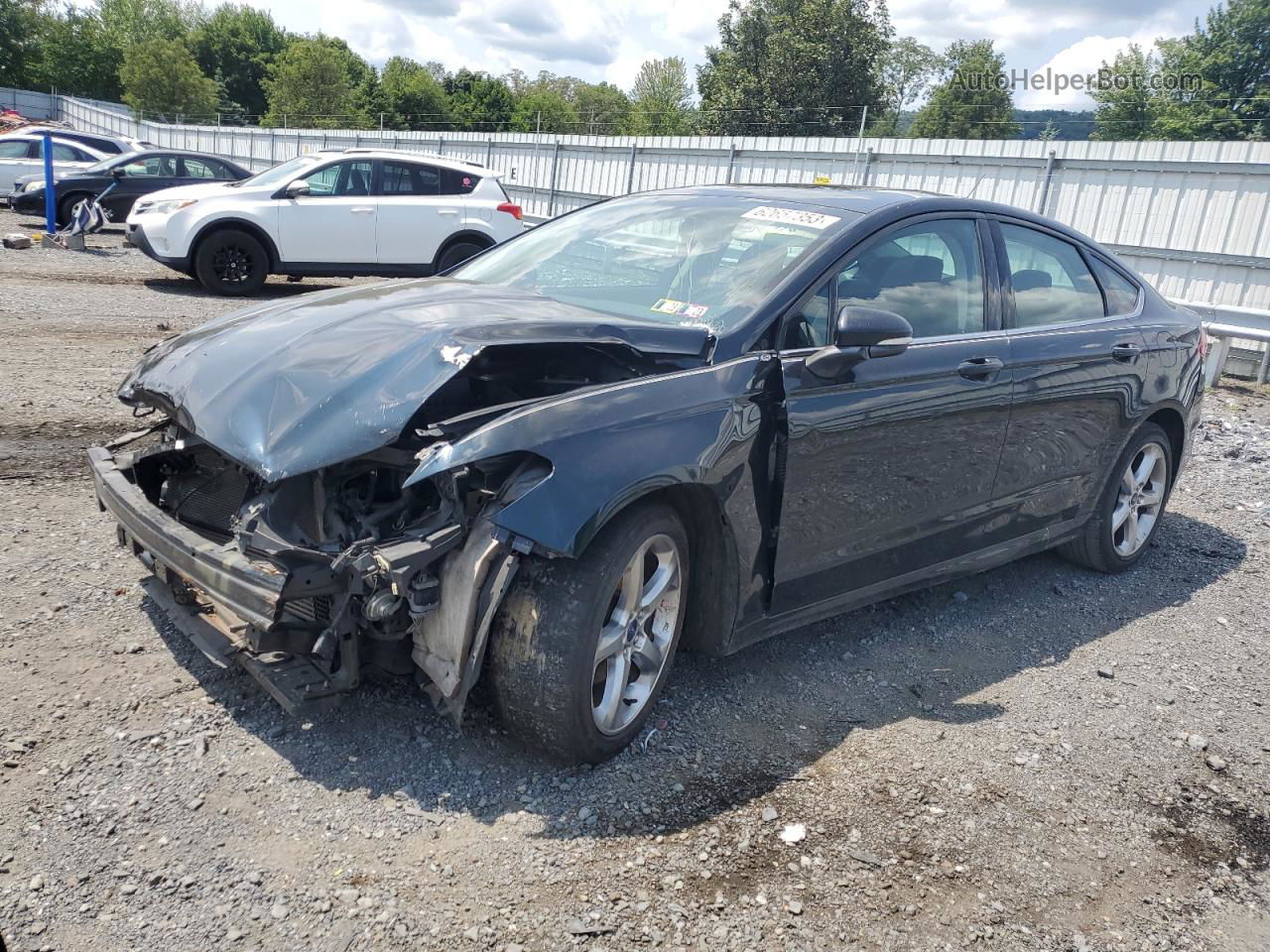 2014 Ford Fusion Se Black vin: 3FA6P0HR8ER231492