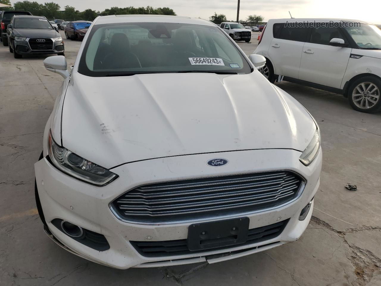 2013 Ford Fusion Se Белый vin: 3FA6P0HR9DR127091