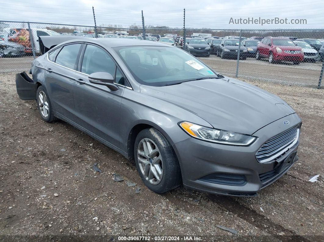 2013 Ford Fusion Se Gray vin: 3FA6P0HR9DR161810