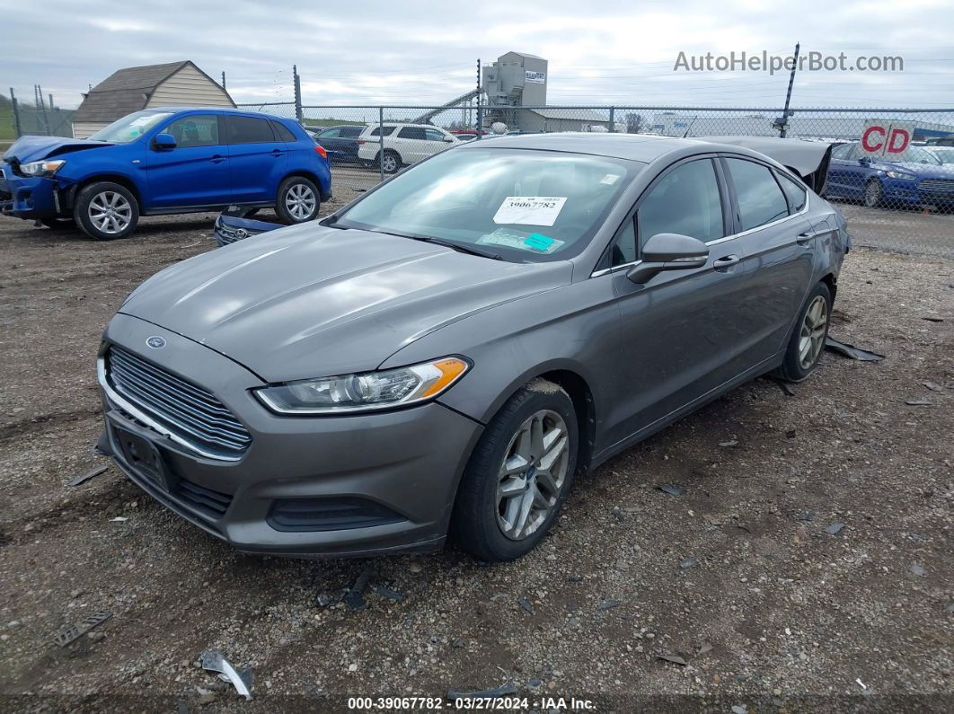 2013 Ford Fusion Se Gray vin: 3FA6P0HR9DR161810