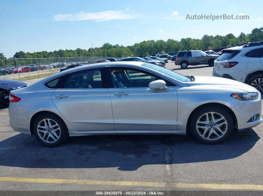 2013 Ford Fusion Se Silver vin: 3FA6P0HR9DR181989