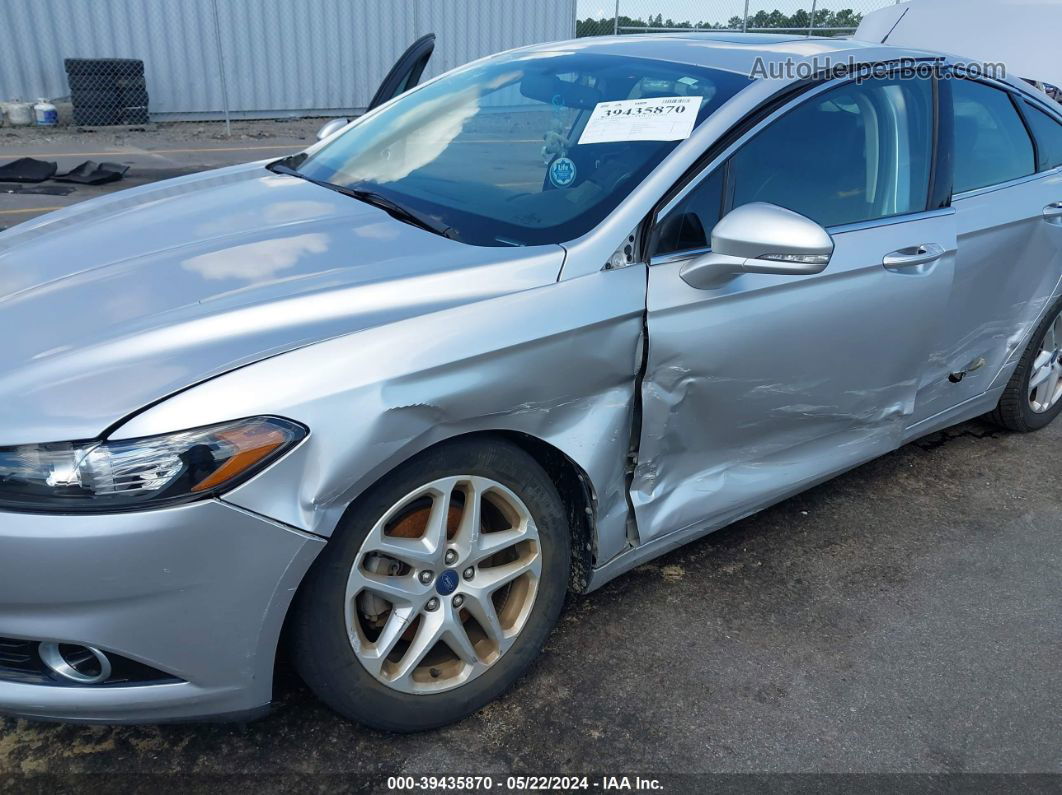 2013 Ford Fusion Se Silver vin: 3FA6P0HR9DR181989