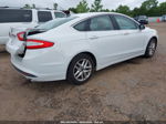 2013 Ford Fusion Se White vin: 3FA6P0HR9DR292901