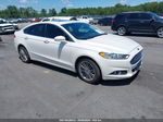 2013 Ford Fusion Se White vin: 3FA6P0HRXDR189101