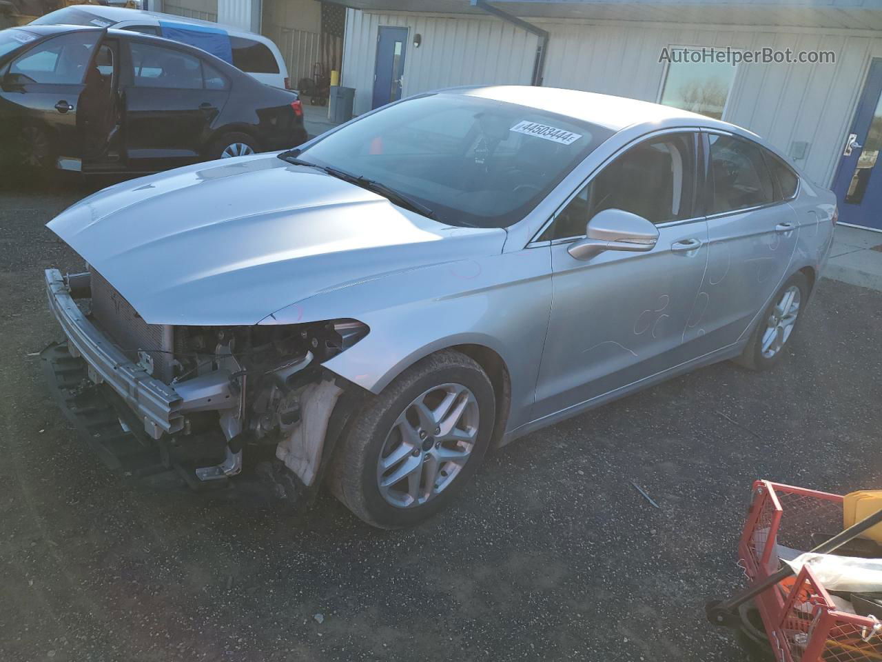 2013 Ford Fusion Se Silver vin: 3FA6P0HRXDR345802