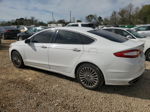 2013 Ford Fusion Titanium White vin: 3FA6P0K90DR228075