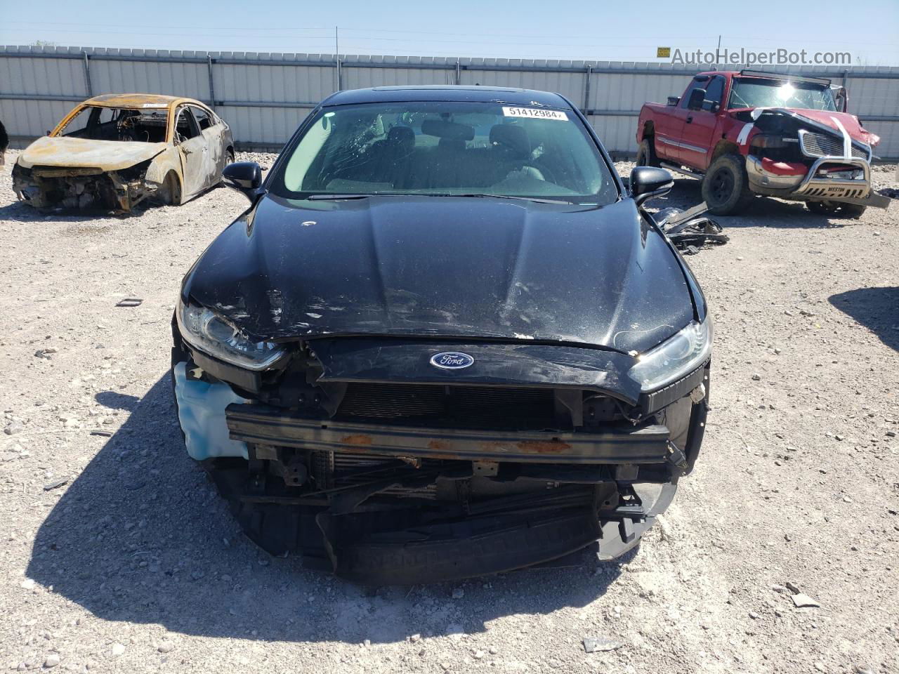 2013 Ford Fusion Titanium Black vin: 3FA6P0K90DR311554