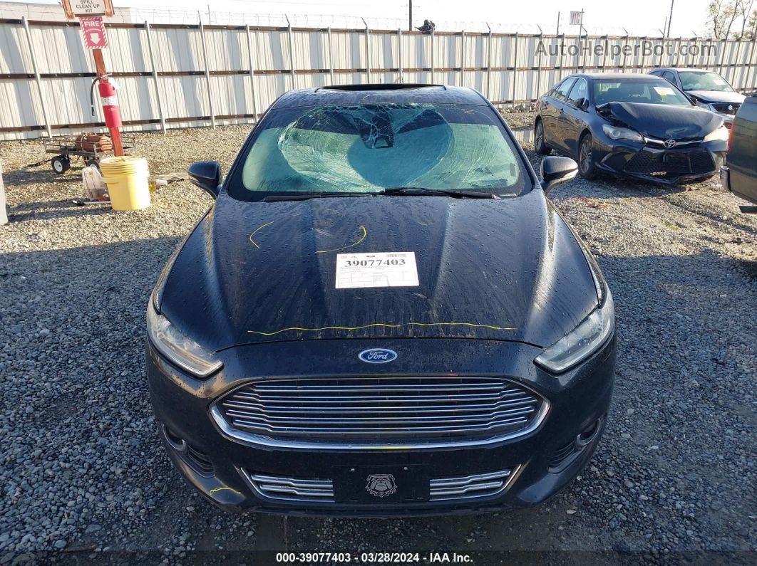 2014 Ford Fusion Titanium Черный vin: 3FA6P0K90ER173676