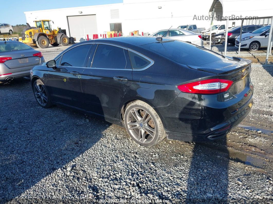 2014 Ford Fusion Titanium Black vin: 3FA6P0K90ER173676