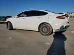 2014 Ford Fusion Titanium White vin: 3FA6P0K90ER292991