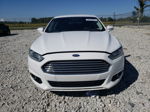 2014 Ford Fusion Titanium White vin: 3FA6P0K90ER344717