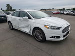 2016 Ford Fusion Titanium White vin: 3FA6P0K90GR174703