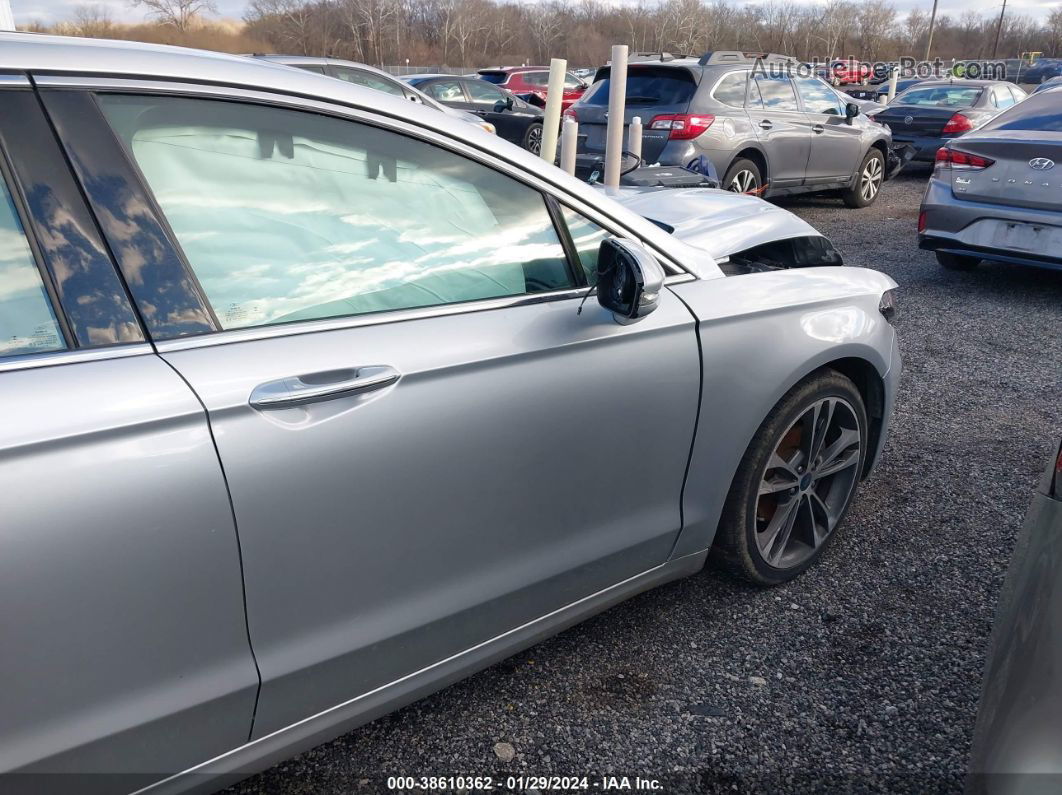 2019 Ford Fusion Titanium Silver vin: 3FA6P0K90KR260750