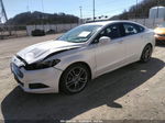 2014 Ford Fusion Titanium White vin: 3FA6P0K91ER127287