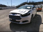 2014 Ford Fusion Titanium White vin: 3FA6P0K91ER127287