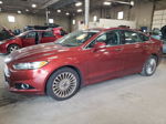 2014 Ford Fusion Titanium Burgundy vin: 3FA6P0K91ER261071