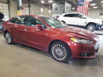 2014 Ford Fusion Titanium Burgundy vin: 3FA6P0K91ER261071