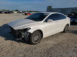 2014 Ford Fusion Titanium White vin: 3FA6P0K91ER268554