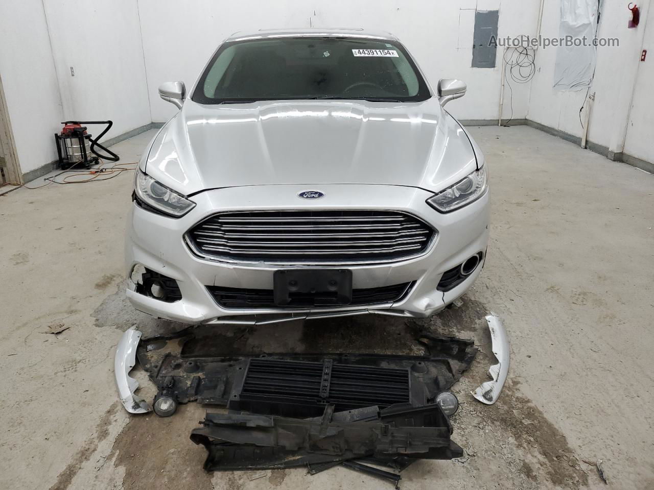 2015 Ford Fusion Titanium Silver vin: 3FA6P0K91FR256406