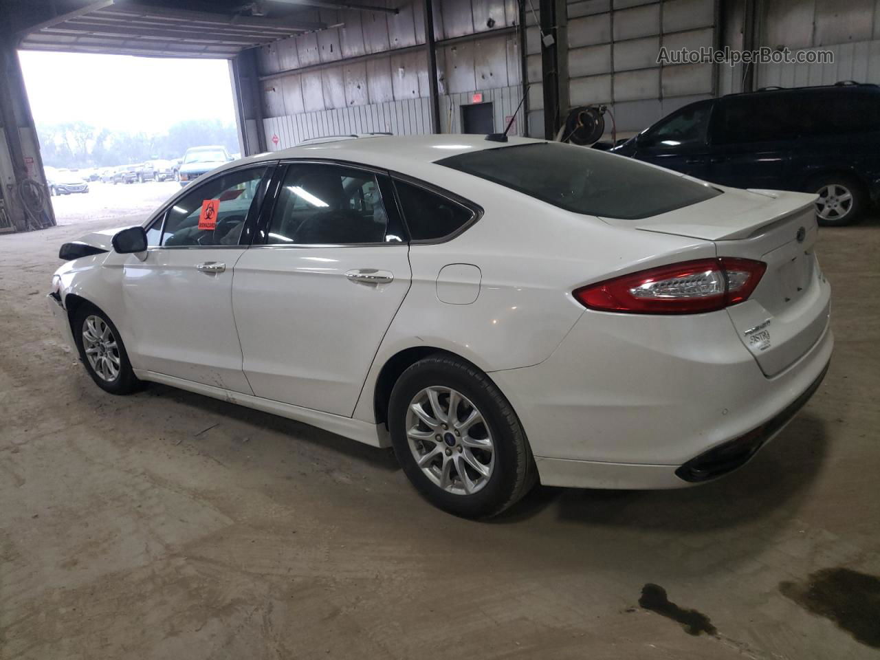 2016 Ford Fusion Titanium White vin: 3FA6P0K91GR249392