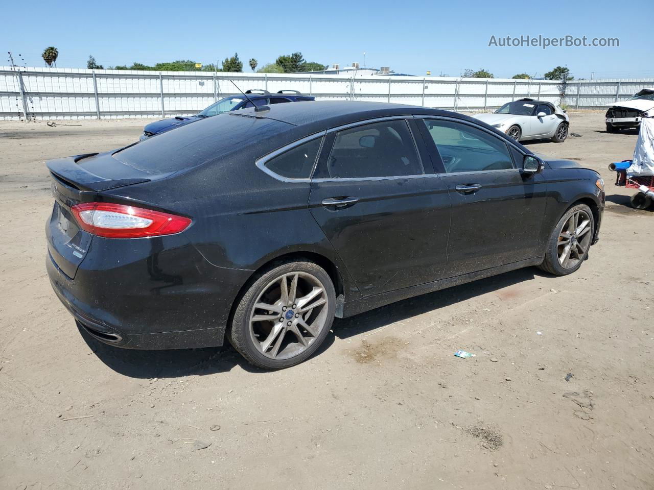 2013 Ford Fusion Titanium Gray vin: 3FA6P0K92DR157252