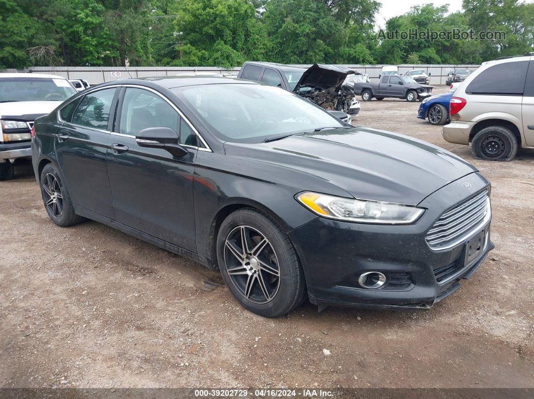 2013 Ford Fusion Titanium Black vin: 3FA6P0K92DR201573