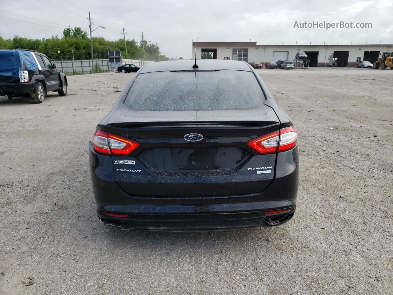 2013 Ford Fusion Titanium Черный vin: 3FA6P0K92DR253253