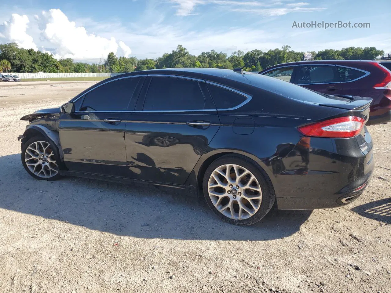 2014 Ford Fusion Titanium Black vin: 3FA6P0K92ER312089