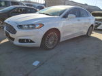 2014 Ford Fusion Titanium White vin: 3FA6P0K92ER344668