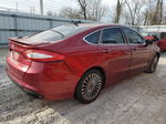 2016 Ford Fusion Titanium Красный vin: 3FA6P0K92GR219589