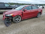 2013 Ford Fusion Titanium Red vin: 3FA6P0K93DR137818