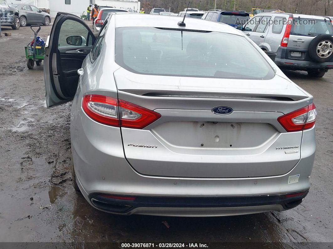 2013 Ford Fusion Titanium Серебряный vin: 3FA6P0K93DR138841