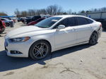 2013 Ford Fusion Titanium White vin: 3FA6P0K93DR142145