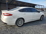 2014 Ford Fusion Titanium White vin: 3FA6P0K93ER205746