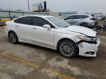 2014 Ford Fusion Titanium White vin: 3FA6P0K93ER317933