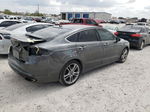 2015 Ford Fusion Titanium Gray vin: 3FA6P0K93FR193423