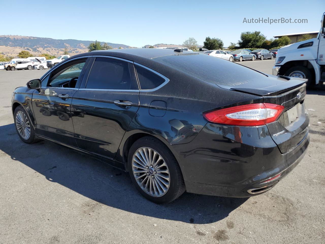 2015 Ford Fusion Titanium Black vin: 3FA6P0K93FR238621