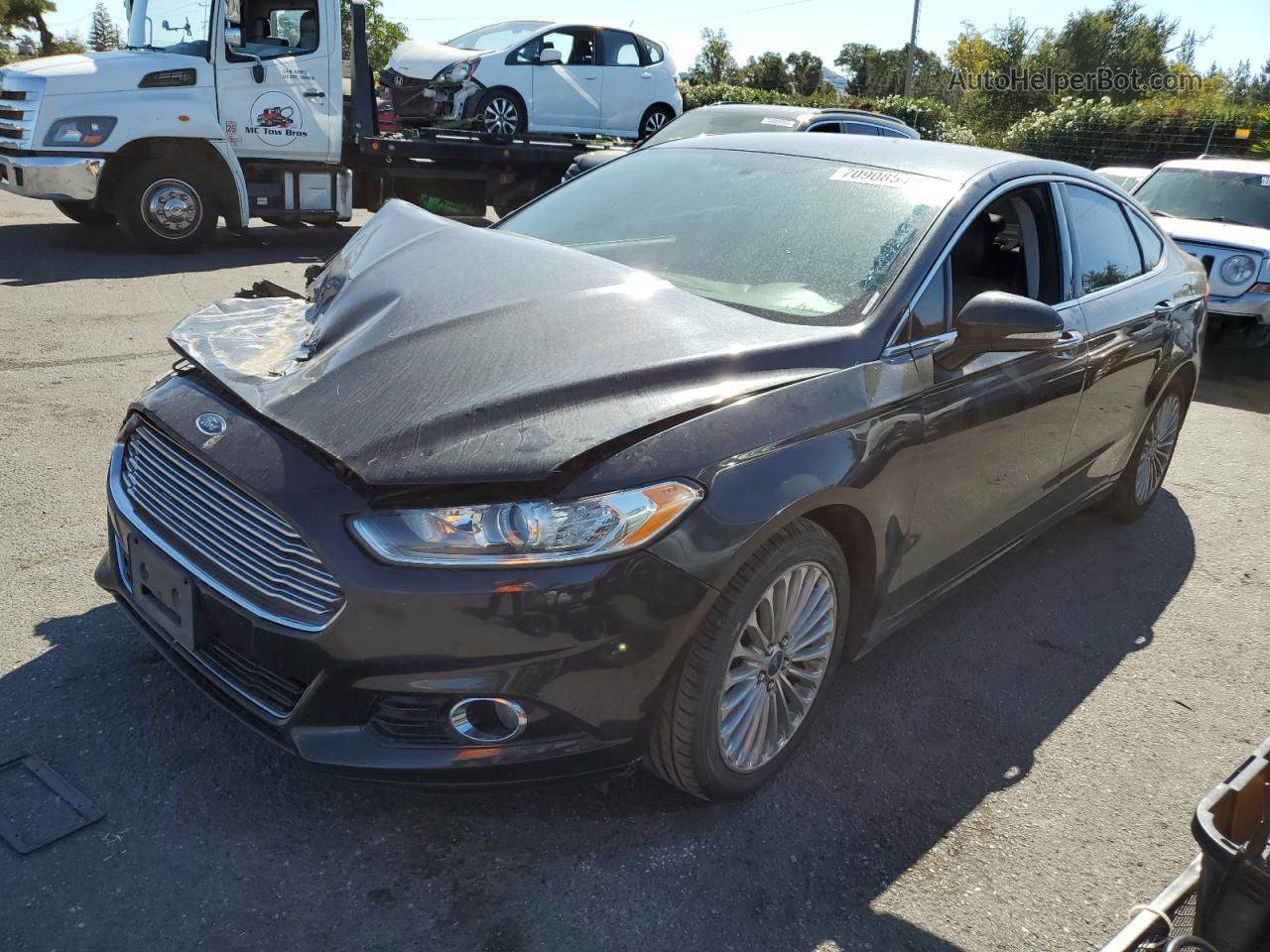 2015 Ford Fusion Titanium Black vin: 3FA6P0K93FR238621