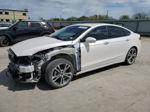 2017 Ford Fusion Titanium White vin: 3FA6P0K93HR163163